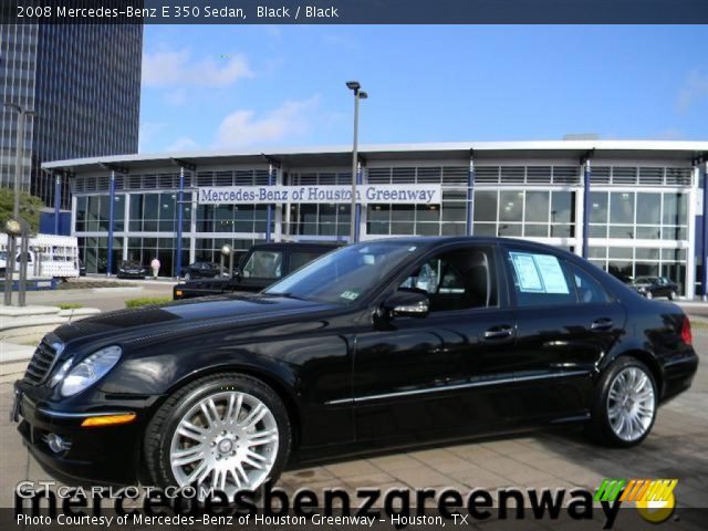 2008 Mercedes-Benz E 350 Sedan in Black