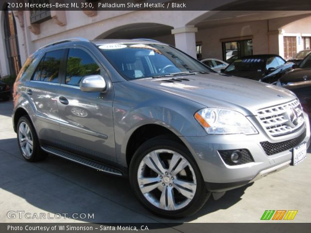 2010 Mercedes-Benz ML 350 in Palladium Silver Metallic