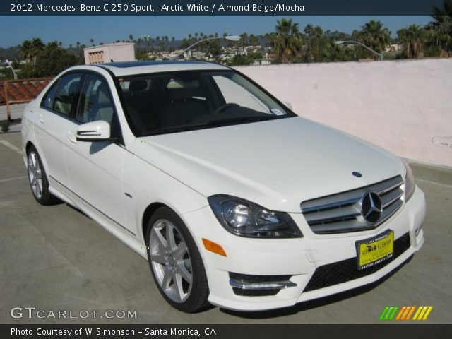 2012 Mercedes-Benz C 250 Sport in Arctic White