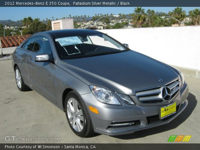 2012 Mercedes-Benz E 350 Coupe in Palladium Silver Metallic