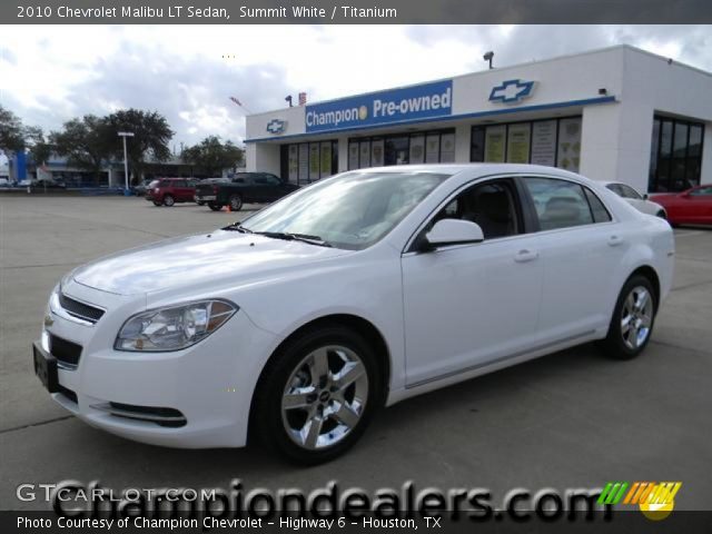 2010 Chevrolet Malibu LT Sedan in Summit White