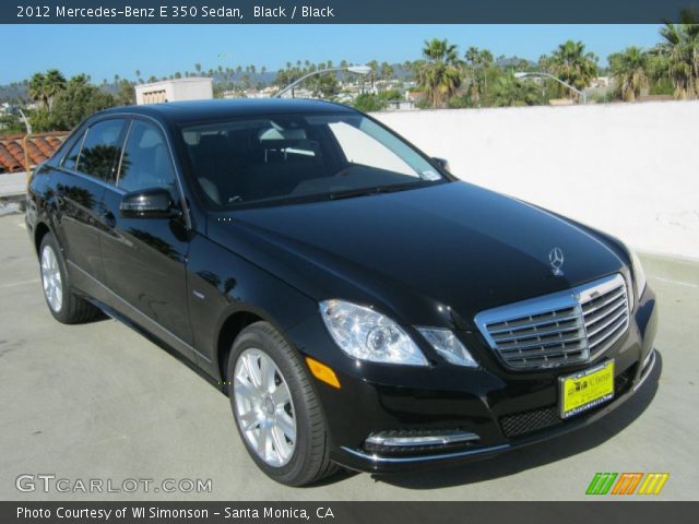 2012 Mercedes-Benz E 350 Sedan in Black