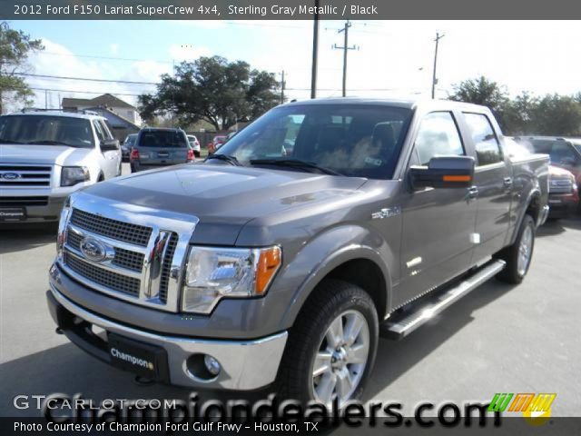 2012 Ford F150 Lariat SuperCrew 4x4 in Sterling Gray Metallic