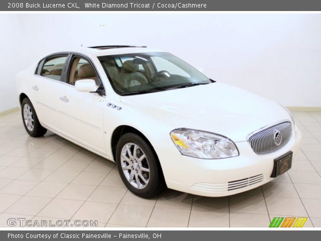 2008 Buick Lucerne CXL in White Diamond Tricoat