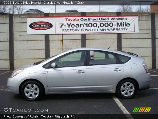 2006 Toyota Prius Hybrid in Classic Silver Metallic