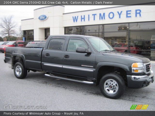 2004 GMC Sierra 2500HD SLE Crew Cab 4x4 in Carbon Metallic