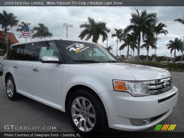 2009 Ford Flex Limited in White Platinum Tri-Coat