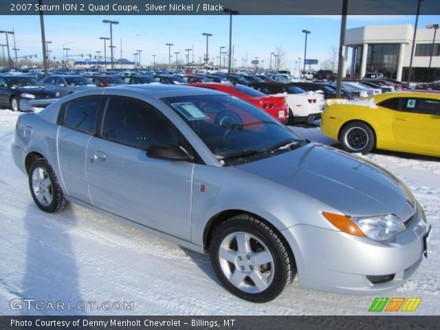 2007 Saturn ION 2 Quad Coupe in Silver Nickel