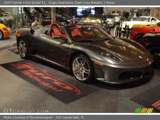 2007 Ferrari F430 Spider F1 in Grigio Silverstone (Dark Grey Metallic)