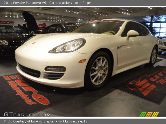 2011 Porsche Panamera V6 in Carrara White