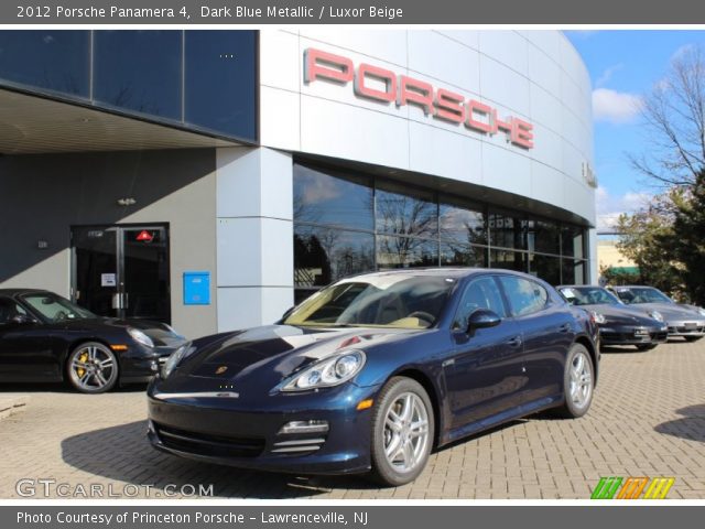2012 Porsche Panamera 4 in Dark Blue Metallic