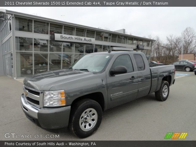 2011 Chevrolet Silverado 1500 LS Extended Cab 4x4 in Taupe Gray Metallic