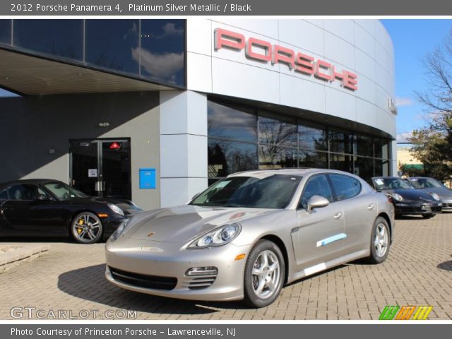 2012 Porsche Panamera 4 in Platinum Silver Metallic