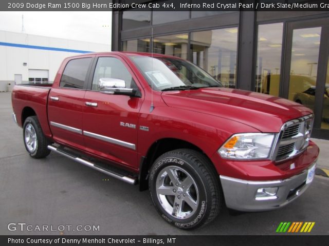 2009 Dodge Ram 1500 Big Horn Edition Crew Cab 4x4 in Inferno Red Crystal Pearl