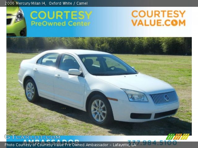 2006 Mercury Milan I4 in Oxford White