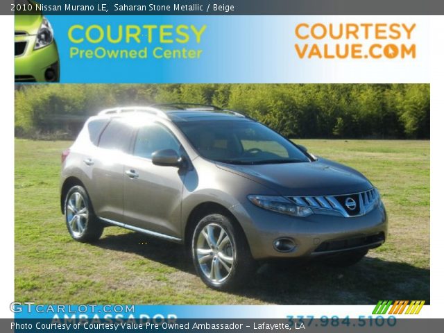 2010 Nissan Murano LE in Saharan Stone Metallic