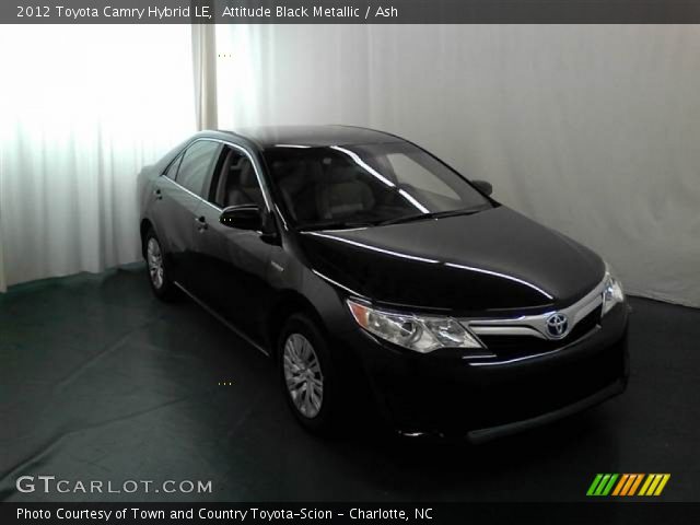 2012 Toyota Camry Hybrid LE in Attitude Black Metallic