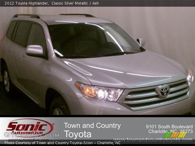 2012 Toyota Highlander  in Classic Silver Metallic
