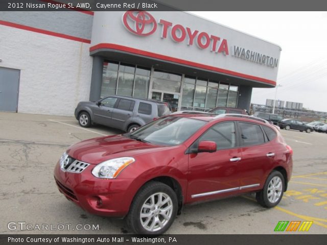 2012 Nissan Rogue SL AWD in Cayenne Red