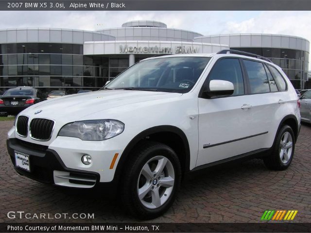 2007 BMW X5 3.0si in Alpine White