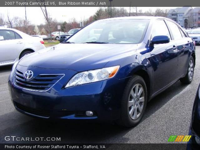 2007 Toyota Camry XLE V6 in Blue Ribbon Metallic