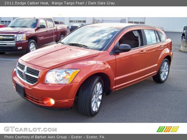 2011 Dodge Caliber Heat in Mango Tango Pearl
