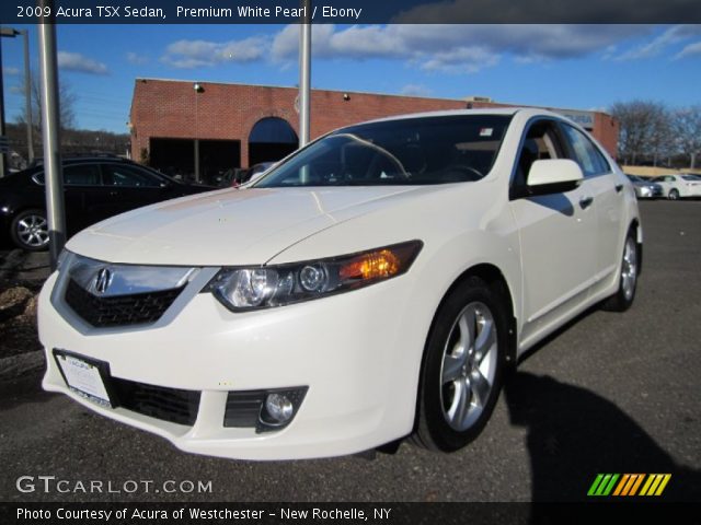 2009 Acura TSX Sedan in Premium White Pearl