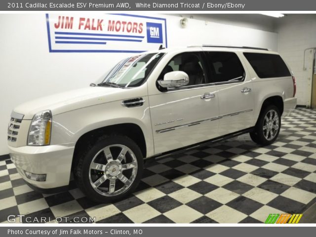 2011 Cadillac Escalade ESV Premium AWD in White Diamond Tricoat