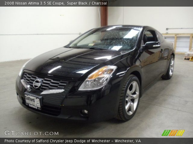 2008 Nissan Altima 3.5 SE Coupe in Super Black