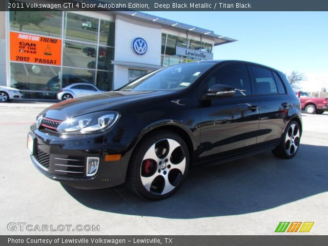 2011 Volkswagen GTI 4 Door Autobahn Edition in Deep Black Metallic