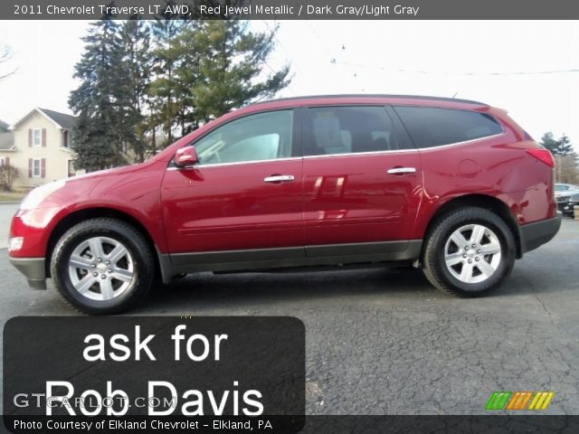 2011 Chevrolet Traverse LT AWD in Red Jewel Metallic