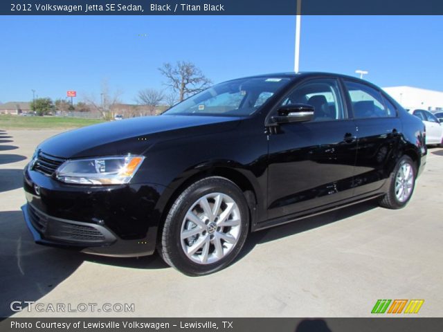 2012 Volkswagen Jetta SE Sedan in Black