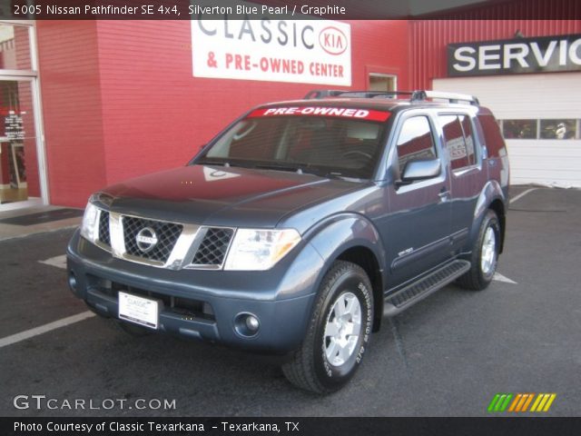 2005 Nissan Pathfinder SE 4x4 in Silverton Blue Pearl