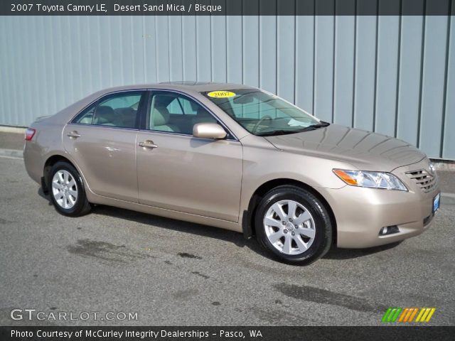 2007 Toyota Camry LE in Desert Sand Mica