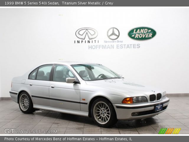 1999 BMW 5 Series 540i Sedan in Titanium Silver Metallic