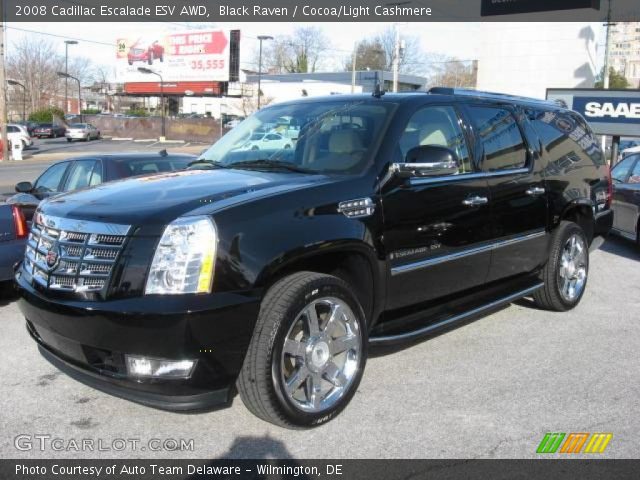 2008 Cadillac Escalade ESV AWD in Black Raven