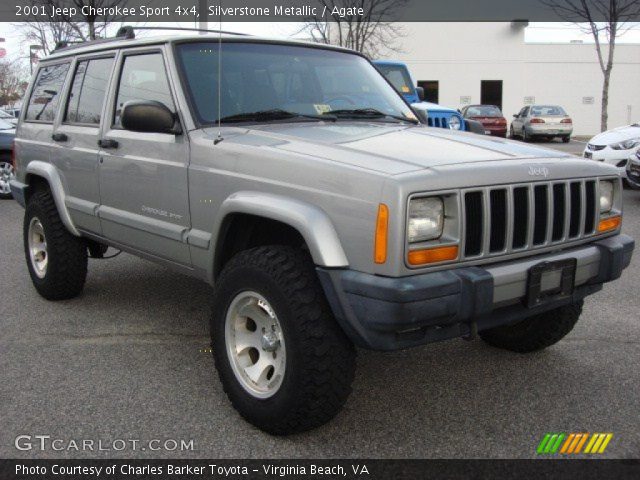 2001 Jeep Cherokee Sport 4x4 in Silverstone Metallic