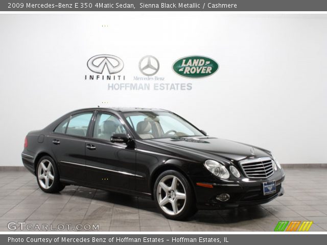 2009 Mercedes-Benz E 350 4Matic Sedan in Sienna Black Metallic