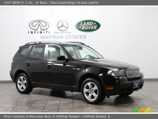2007 BMW X3 3.0si in Jet Black