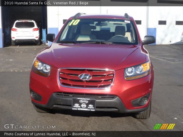 2010 Hyundai Santa Fe GLS in Venetian Red