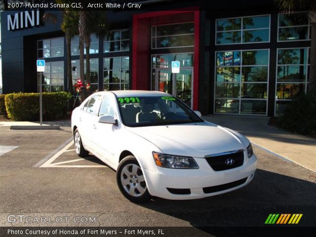 2007 Hyundai Sonata GLS in Arctic White