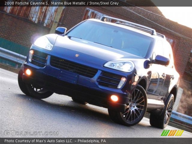 2008 Porsche Cayenne S in Marine Blue Metallic