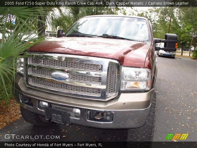 2005 Ford F250 Super Duty King Ranch Crew Cab 4x4 in Dark Copper Metallic