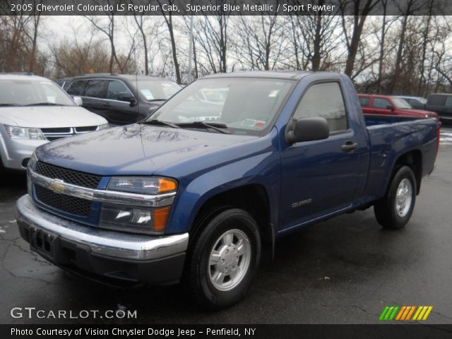 2005 Chevrolet Colorado LS Regular Cab in Superior Blue Metallic