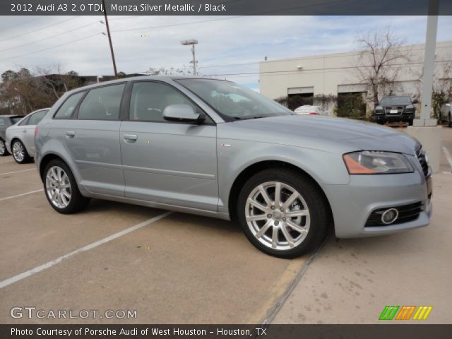 2012 Audi A3 2.0 TDI in Monza Silver Metallic