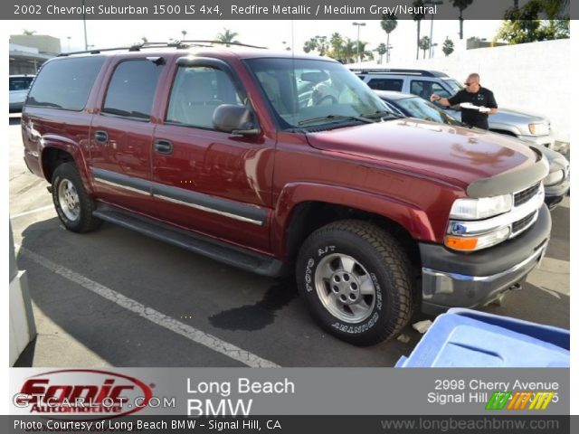 2002 Chevrolet Suburban 1500 LS 4x4 in Redfire Metallic