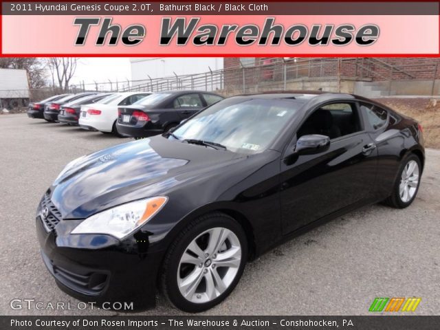 2011 Hyundai Genesis Coupe 2.0T in Bathurst Black