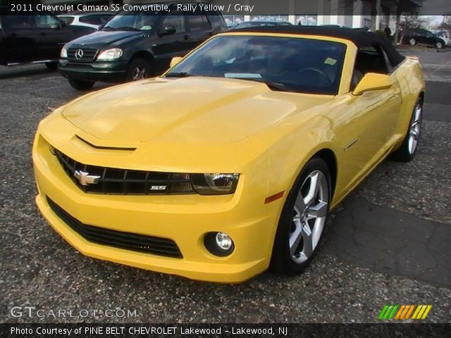 2011 Chevrolet Camaro SS Convertible in Rally Yellow