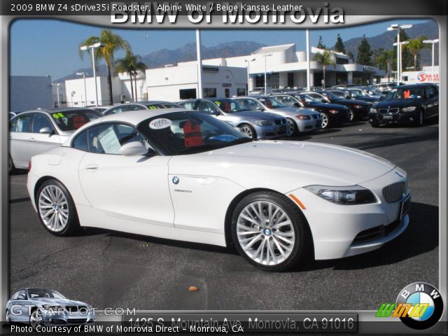 2009 BMW Z4 sDrive35i Roadster in Alpine White