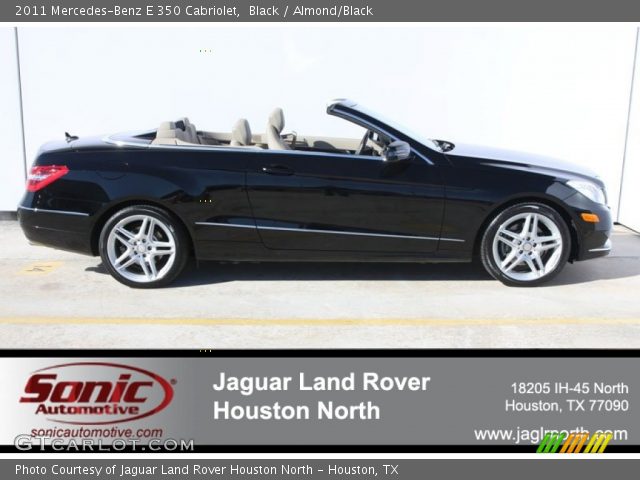 2011 Mercedes-Benz E 350 Cabriolet in Black